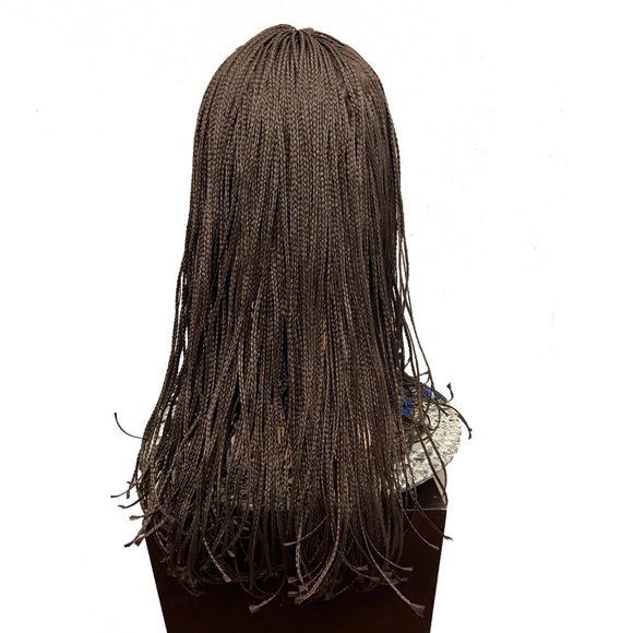 Braided wig with bangs - Picture 4 of 6